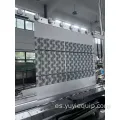 Máquina de coser industrial automática con barra de quilla de cortina romana con inteligencia PLC y detección de rotura de hilo por infrarrojos